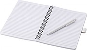 Antibacterial notebook with pen Mika