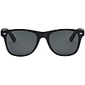 Arlo bamboo sunglasses with black coating, solid black