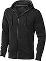 Arora unisex full zip hoodie, black