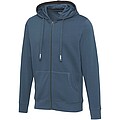 Arora unisex full zip hoodie, hale blue