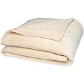 Ashen GRS recycled sherpa blanket, oatmeal