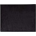 Ashen GRS recycled sherpa blanket, solid black