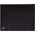 Ashen GRS recycled sherpa blanket, solid black