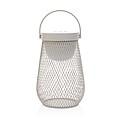 Aurora RCS recycled plastic USB re-chargeable table lamp, grey