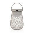 Aurora RCS recycled plastic USB re-chargeable table lamp, grey