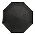 Automatic open/close windproof pocket umbrella, black