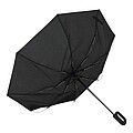 Automatic open/close windproof pocket umbrella, black
