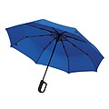Automatic open/close windproof pocket umbrella, blue