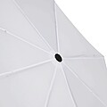 Automatic open/close windproof pocket umbrella, white