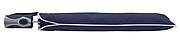 Automatic pocket umbrella for men with a polyester - pongee canopy,colour navy blue