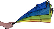 Automatic reversible pongee (190T) umbrella