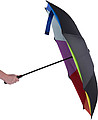 Automatic reversible pongee (190T) umbrella