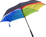 Automatic reversible pongee (190T) umbrella