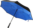 Automatic, reversible, twin-layer umbrella