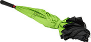 Automatic, reversible, twin-layer umbrella