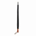 Automatic stick umbrella, black