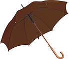 Automatic umbrella, brown