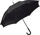 Automatic umbrella, plastic handle, black