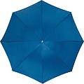 Automatic umbrella, plastic handle, blue