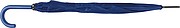 Automatic umbrella, plastic handle, blue