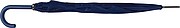 Automatic umbrella, plastic handle, dark blue