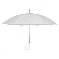 Automatic umbrella, plastic handle, white