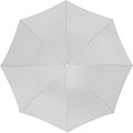Automatic umbrella, plastic handle, white