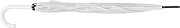 Automatic umbrella, plastic handle, white