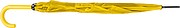 Automatic umbrella, plastic handle, yellow