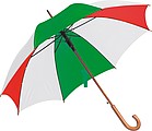 Automatic umbrella, red/green