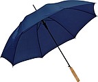 Automatic walking-stick umbrella, dark blue