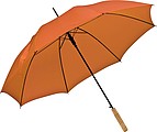 Automatic walking-stick umbrella, orange