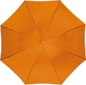 Automatic walking-stick umbrella, orange