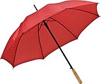 Automatic walking-stick umbrella, red