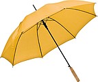 Automatic walking-stick umbrella, yellow