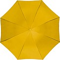 Automatic walking-stick umbrella, yellow
