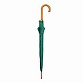 Automatic woodens umbrella, green