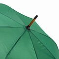 Automatic woodens umbrella, green