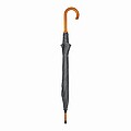 Automatic woodens umbrella, grey