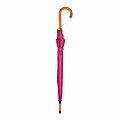 Automatic woodens.umbrella, pink
