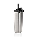 Avira Ayala RCS re-steel duosip lockable crossbody tumbler, silver