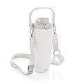 Avira Ayala RCS re-steel duosip lockable crossbody tumbler, white