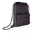 AWARE™ RPET Reflective drawstring backpack