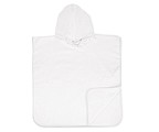 Baby Poncho, white, 450 gr, 55x55 cm
