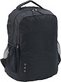 Backpack in a 600d polyester. Black