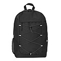Backpack made of recycled polyester, black