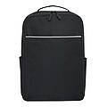 Backpack made of recycled polyester, black