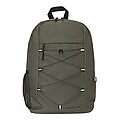 Backpack made of recycled polyester, dark green