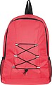 Backpack made of recycled polyester, red