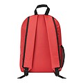Backpack made of recycled polyester, red
